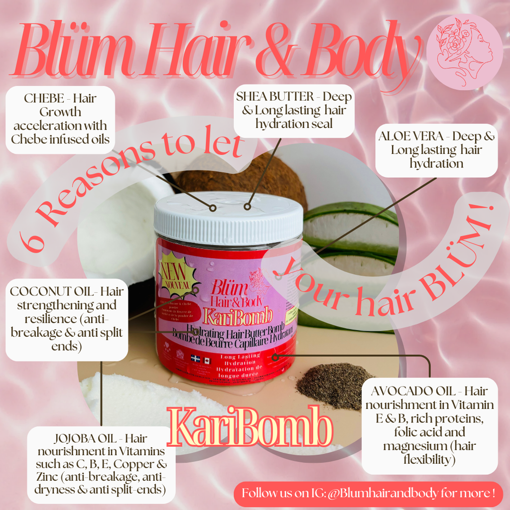 KARIBOMB - Long Lasting Hydrating Hair Butter Conditioner