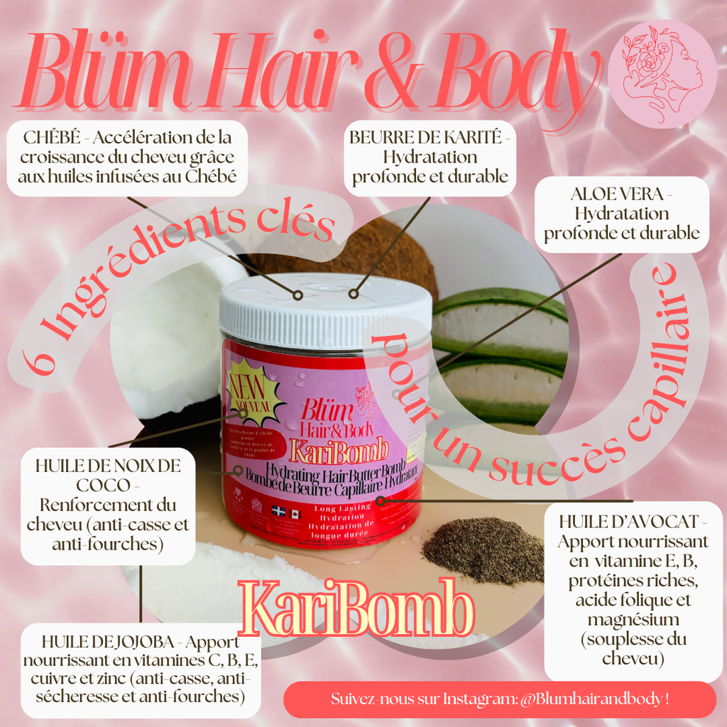 KARIBOMB - Long Lasting Hydrating Hair Butter Conditioner