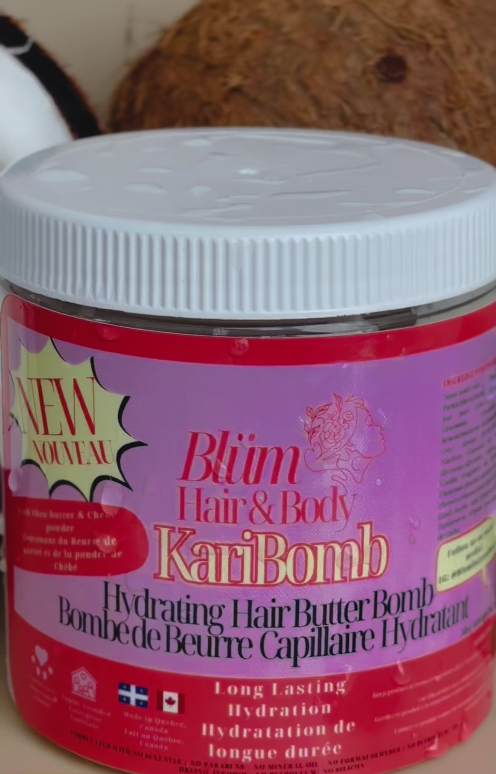 KARIBOMB - Long Lasting Hydrating Hair Butter Conditioner